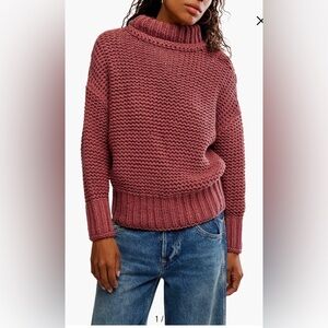 Free People My Only Sunshine Sweater. Size XS (oversized) EUC